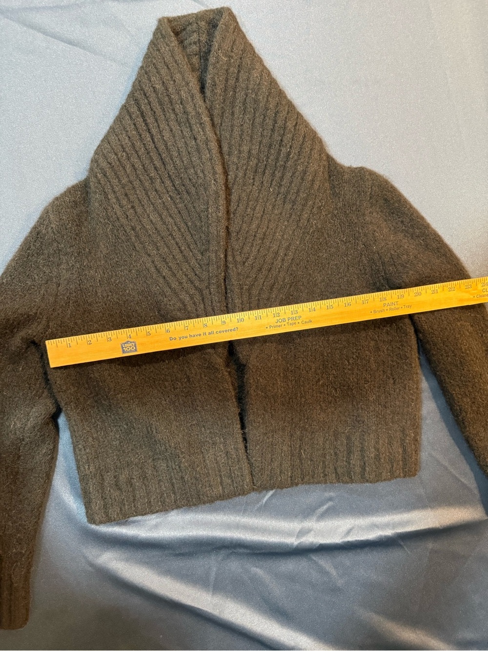 Banana Republic Black Cropped Shawl Collar Cardigan - Picture 5 of 7
